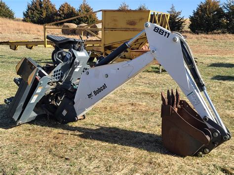 bobcat mini skid steer back hoe|backhoe attachment for skid steer.